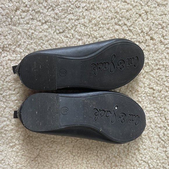 Cat And Jack Black Mary Jane Slip On Shoes Size 9 - Picture 6 of 6